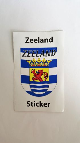Sticker -  Wapen Van Zeeland