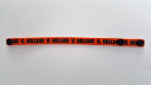 Polsband  Rubber - Holland  Leeuw